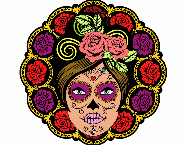 Calavera mejicana femenina