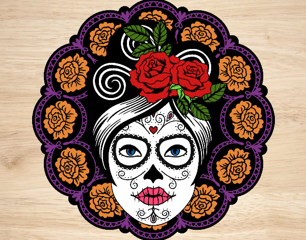 Calavera mejicana femenina