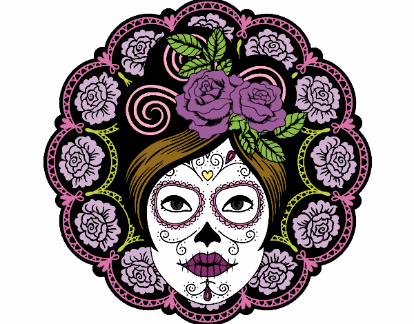 Calavera mejicana femenina