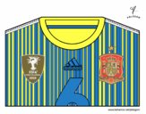 Camiseta del mundial de fútbol 2014 de España