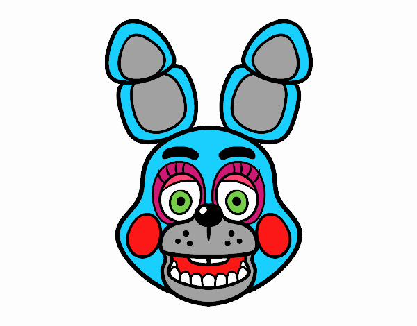 Cara de Toy Bonnie de Five Nights at Freddy's