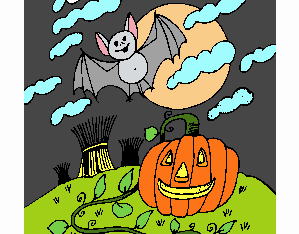 Paisaje de Halloween