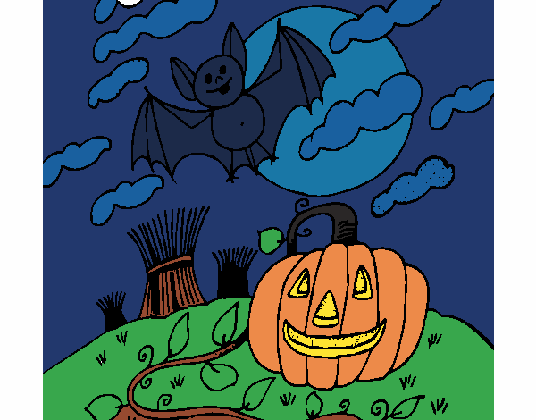 Paisaje de Halloween