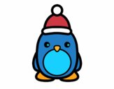 Pingüino navideño