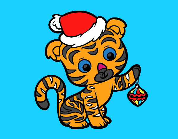 Tigre navideño