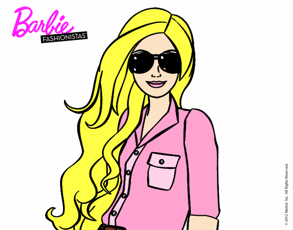 Barbie con gafas de sol