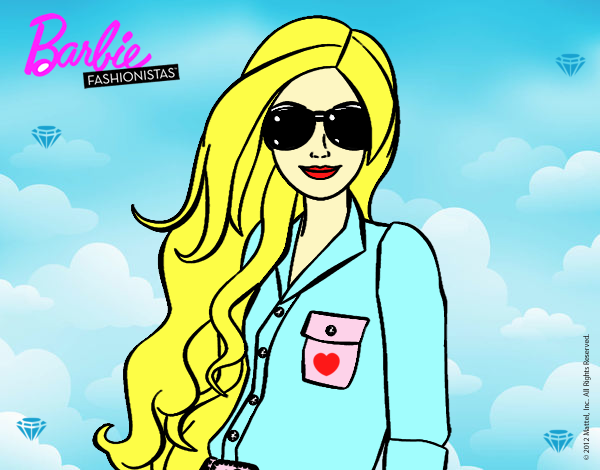 Barbie con gafas de sol