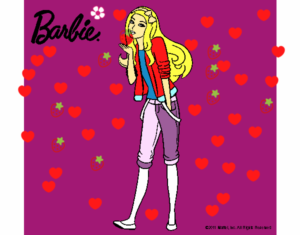 Barbie con look casual