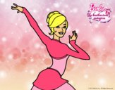 Barbie en postura de ballet