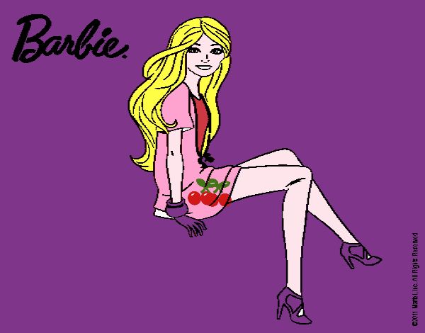 Barbie sentada