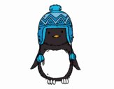 Bebé pingüino con gorrito