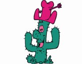 Cactus con sombrero