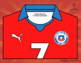 Camiseta del mundial de fútbol 2014 de Chile