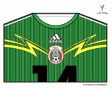 Camiseta del mundial de fútbol 2014 de México