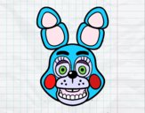 Cara de Toy Bonnie de Five Nights at Freddy's