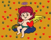 Cupido en una nube