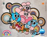 Gumball y amigos contentos