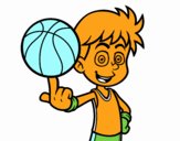 Jugador de baloncesto junior