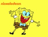 Bob Esponja saludando