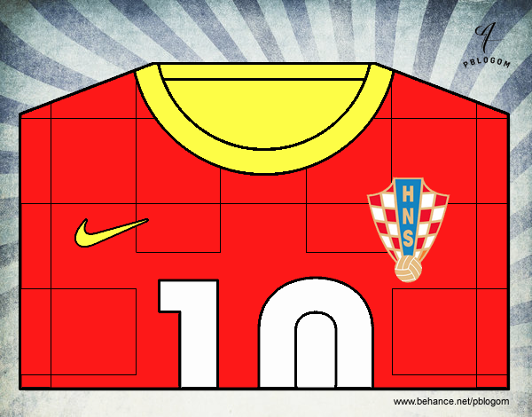 Camiseta del mundial de fútbol 2014 de Croacia