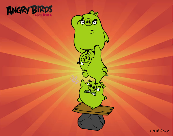 Cerdos verdes de Angry Birds