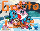 Gumball y amigos contentos