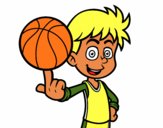 Jugador de baloncesto junior