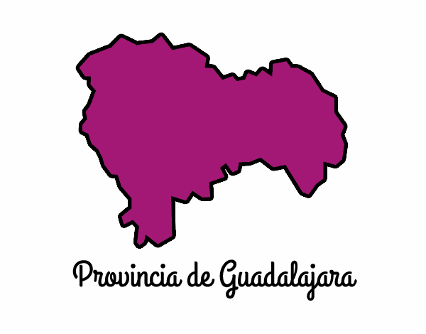 Dibujo de Provincia de Guadalajara pintado por en  el día  14-11-18 a las 17:12:37. Imprime, pinta o colorea tus propios dibujos!