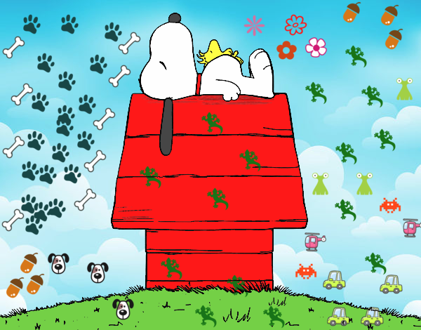 Snoopy durmiendo