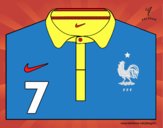 Camiseta del mundial de fútbol 2014 de Francia