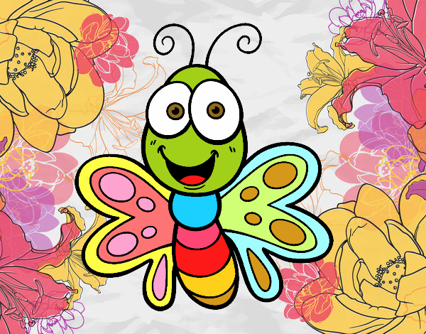 Mariposa sonriente