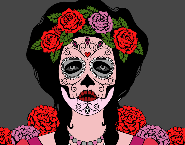 Mujer calavera mejicana