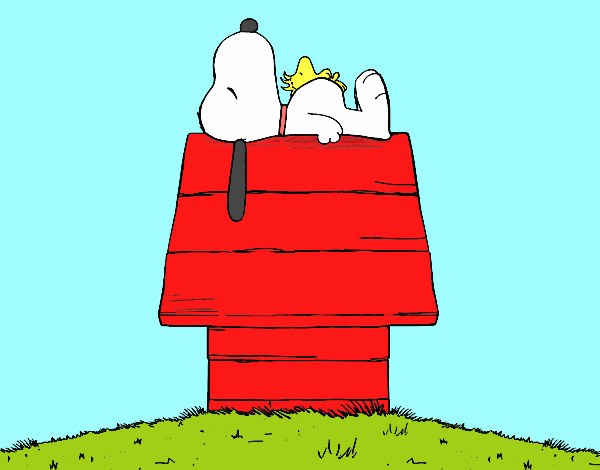 Snoopy durmiendo