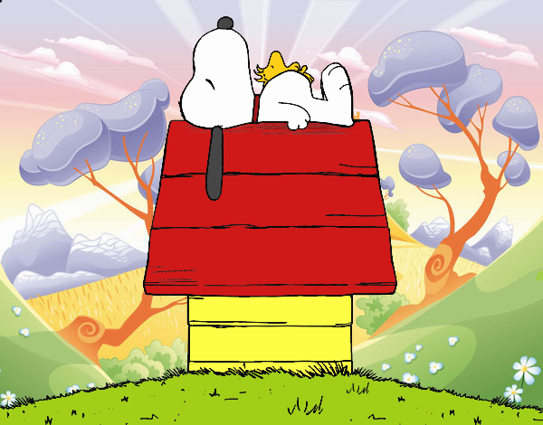 Snoopy durmiendo