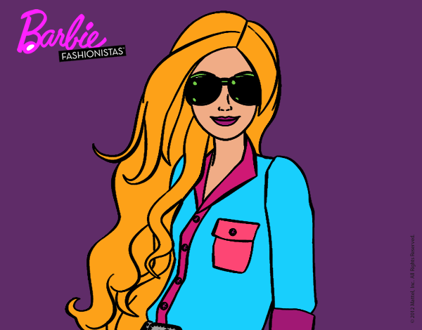 Barbie con gafas de sol