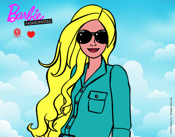 Barbie con gafas de sol