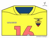 Camiseta del mundial de fútbol 2014 de Ecuador