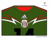 Camiseta del mundial de fútbol 2014 de México