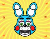 Cara de Toy Bonnie de Five Nights at Freddy's