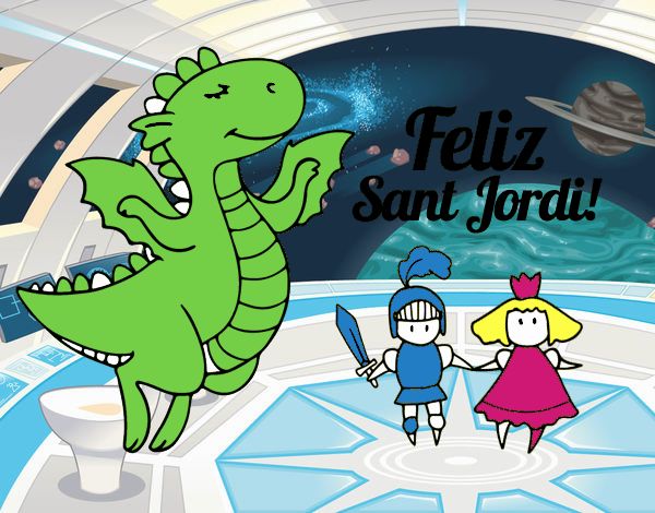 Dibujo De Feliz Sant Jordi Pintado Por En El Día 30 11 18 A Las 093609 Imprime 5708