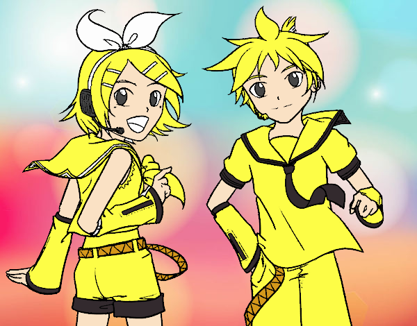 Rin y Len Kagamine Vocaloid