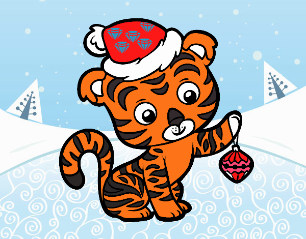 Tigre navideño