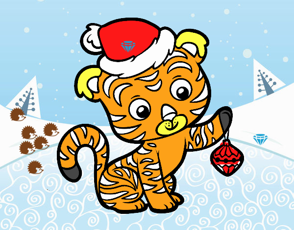 Tigre navideño