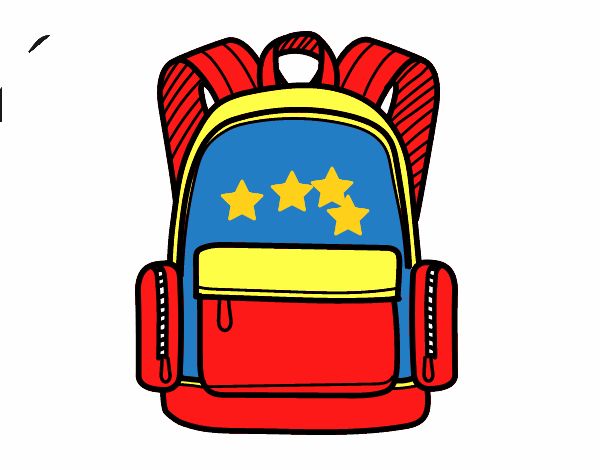 Una mochila escolar