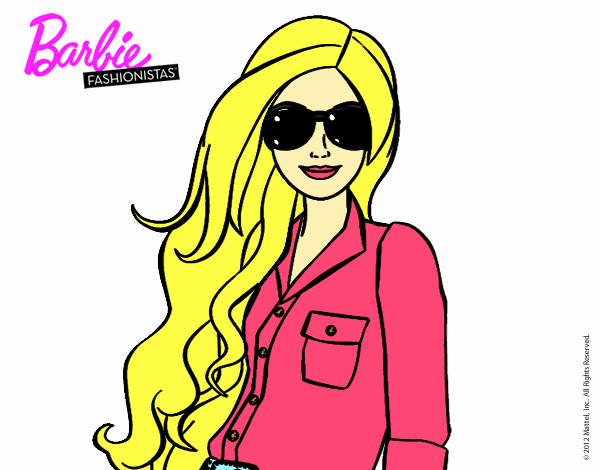 Barbie con gafas de sol