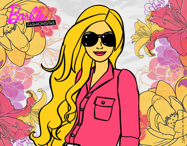 Barbie con gafas de sol