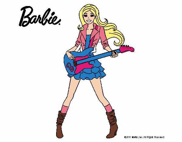 Barbie guitarrista