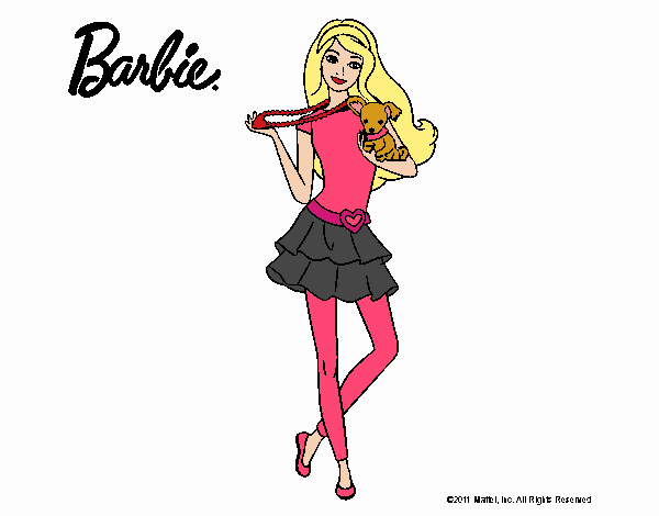 Barbie y su mascota