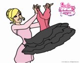 Barbie y su vestido de ballet