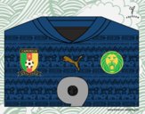 Camiseta del mundial de fútbol 2014 de Camerún